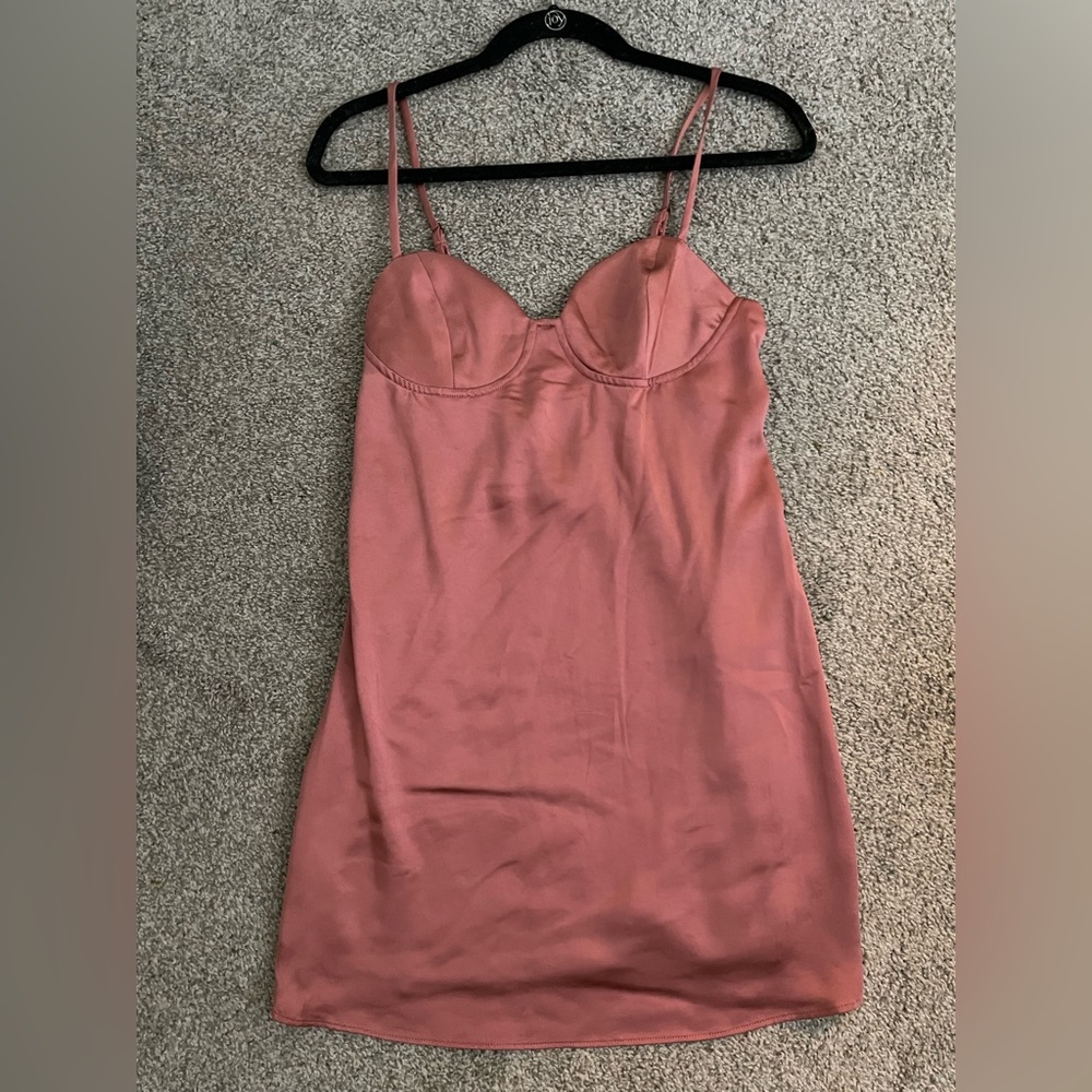Silky Pink Target Dress